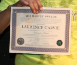 Laurence Garvie's Certificate