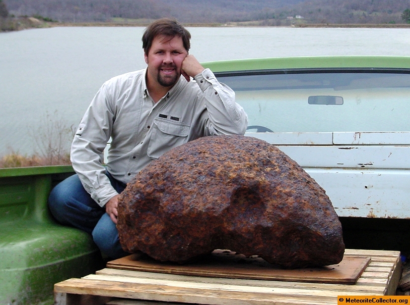 Steve Arnold and the Breham Pallasite