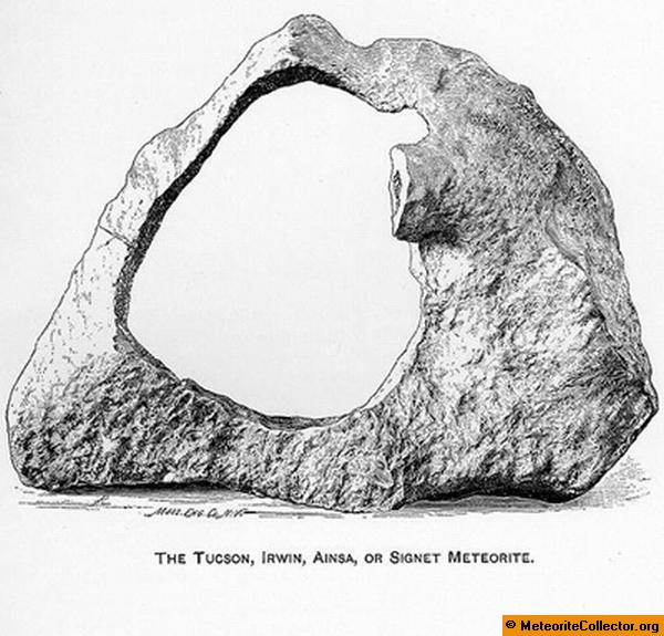 Smithsonian Drawing of the Tucson Ring