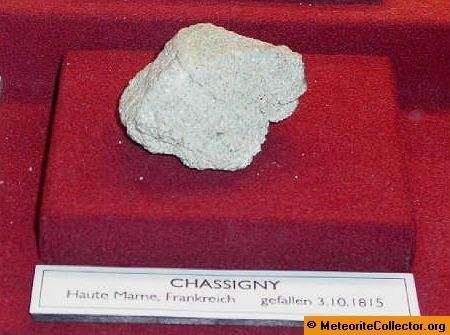Chassigny in the Natural History Museum in Vienna